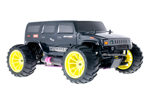 Himoto 1:10 Nitro Truck Hummer Black